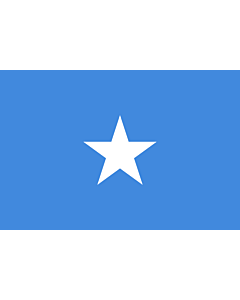 Bandera: Somalia |  bandera paisaje | 0.135m² | 30x45cm 