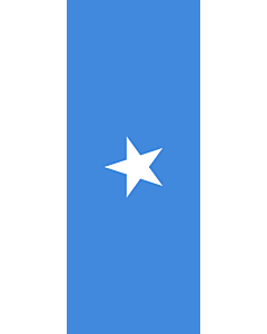 Banner-Flagge:  Somalia  |  Hochformat Fahne | 3.5m² | 300x120cm 