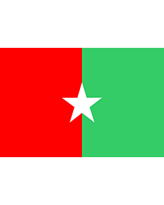 Bandera: Jubaland | Dell Oltregiuba | Jubalandu | علم جوبالاند | Dooxada Juba |  bandera paisaje | 2.16m² | 120x180cm 