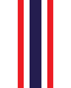Bandera: Bandera vertical con manga cerrada para potencia Tailandia |  bandera vertical | 3.5m² | 300x120cm 