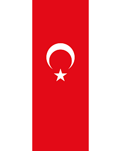 Drapeau: Turquie, portrait flag, 3.5m²