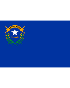 Flag: Nevada |  landscape flag | 0.24m² | 2.5sqft | 40x60cm | 1.3x2foot 