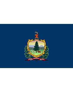 Bandiera: Vermont |  bandiera paesaggio | 0.24m² | 40x60cm 