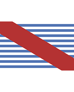 Flagge: XXXL+ Canelones (Departamento)  |  Querformat Fahne | 6.7m² | 200x335cm 