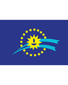 Flag: Durazno |  landscape flag | 1.35m² | 14.5sqft | 90x150cm | 3x5ft 