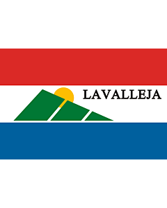 Flag: Lavalleja Department |  landscape flag | 2.16m² | 23sqft | 120x180cm | 4x6ft 