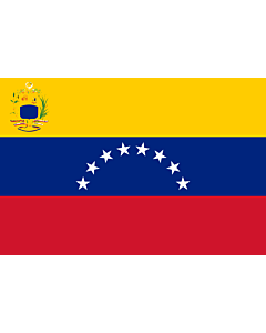 Tisch-Fahne / Tisch-Flagge: Venezuela 15x25cm