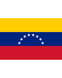 Bandera de Mesa: Venezuela 15x25cm