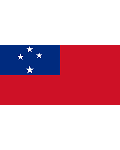 Flag: Samoa between May 26, 1948 - February 24, 1949 |  landscape flag | 1.35m² | 14.5sqft | 80x160cm | 30x60inch 