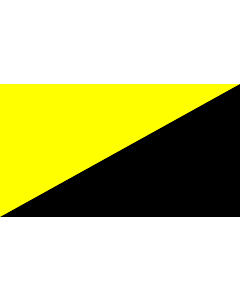 Flag: Anarcho-capitalist |  landscape flag | 1.35m² | 14.5sqft | 90x150cm | 3x5ft 