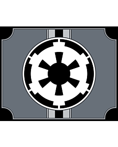 Flagge: Large Galactic Empire  SWG | Galactic Empire  Star Wars  |  Querformat Fahne | 1.35m² | 100x130cm 