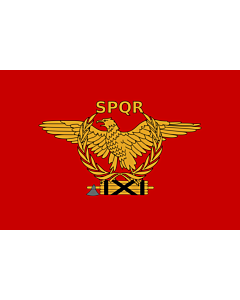 Flagge: Large New SPQR | A New SPQR flag  |  Querformat Fahne | 1.35m² | 90x150cm 