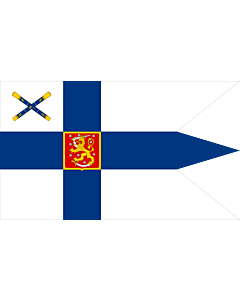 Flag: Presidential standard of Finland 1944-1946, used by Gustaf Mannerheim  | landscape flag ²  | 90x150cm | 3x5ft