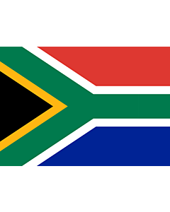 Bandera: Sudáfrica |  bandera paisaje | 0.7m² | 70x100cm 