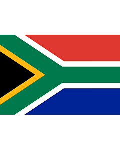 Bandera: Sudáfrica |  bandera paisaje | 0.24m² | 40x60cm 