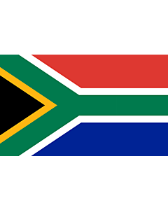 Flag: South Africa |  landscape flag | 1.35m² | 14.5sqft | 90x150cm | 3x5ft 