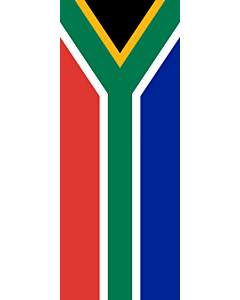Banner-Flagge:  Südafrika  |  Hochformat Fahne | 3.5m² | 300x120cm 