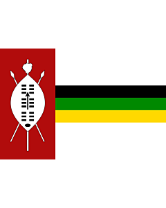Flag: KwaZulu homeland from 1985-1994 |  landscape flag | 1.35m² | 14.5sqft | 90x150cm | 3x5ft 