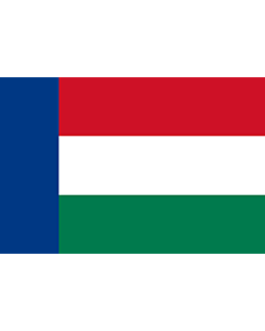 Bandiera: Nieuwe Republiek | Die Nieuwe Vryheid Republiek |  bandiera paesaggio | 1.35m² | 90x150cm 