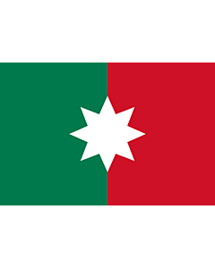 Flag: Stellaland  1883-5 | Stellaland from late 1883 to its abolishment in 1885 |  landscape flag | 2.16m² | 23sqft | 120x180cm | 4x6ft 