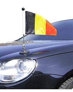  Soporte de bandera para coches con sujeción magnética Diplomat-1.30 Bélgica