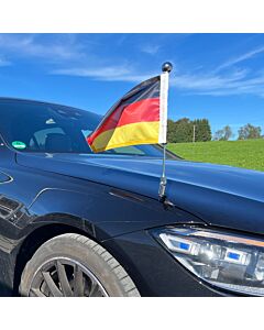  Autoflaggen-Ständer Diplomat-Z-Chrome-PRO-MB-S-W223  für Mercedes-Benz S (W223) (2020-)